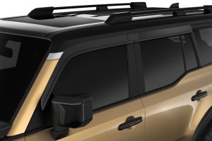 Toyota Land Cruiser Ventvisors - Husky Liners - Low Profile - Smoke - `24-`27